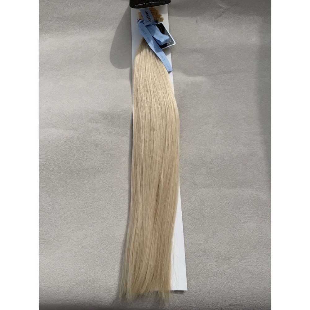 ZALA Premium Machine Weft Hair Extensions 20" #613 Blonde NEW Remy Human Hair